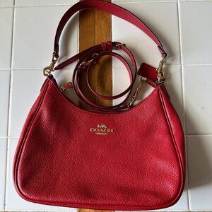 Coach Teri Hobo Bag in Red